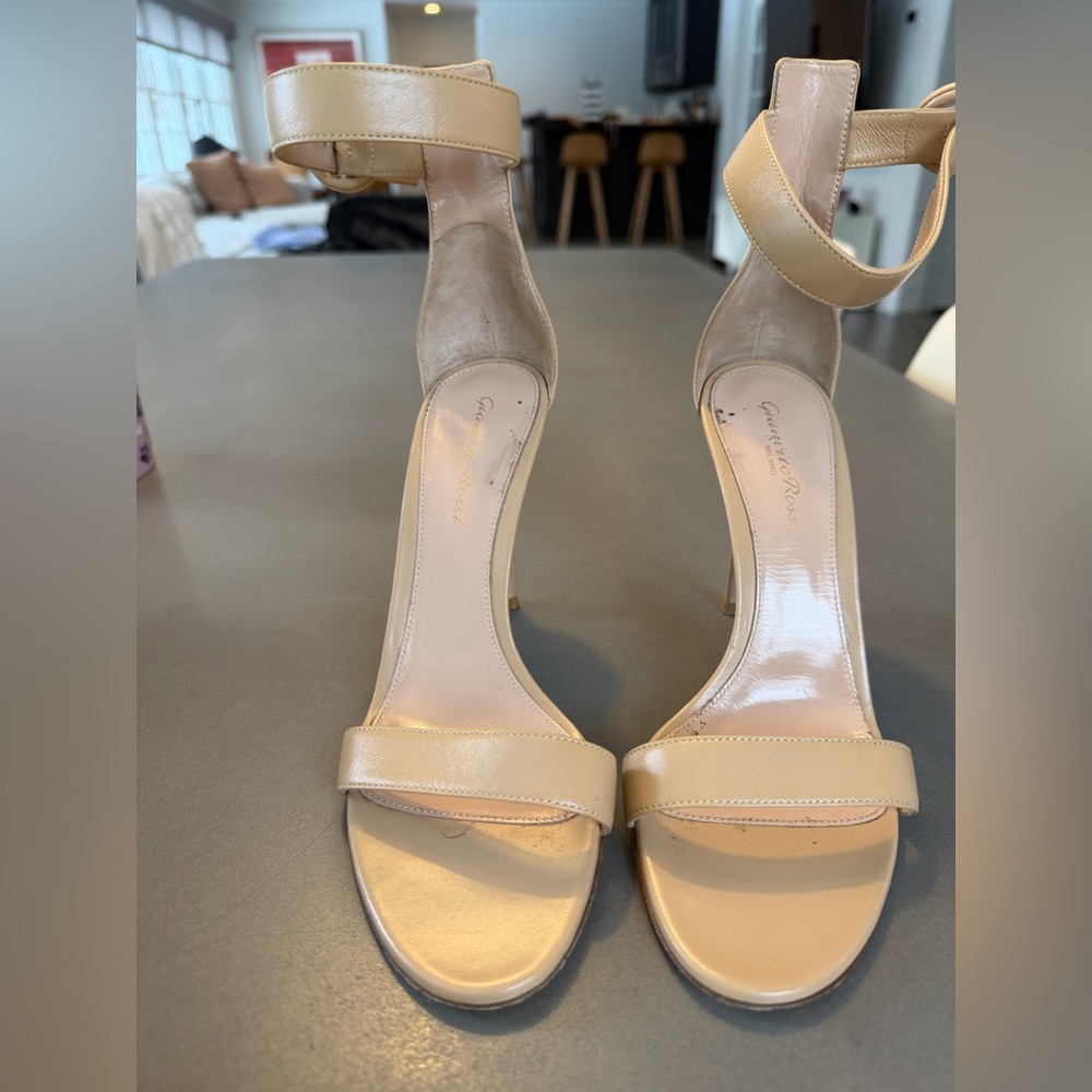 Gianvito Rossi Portofino Beige Women's Heels